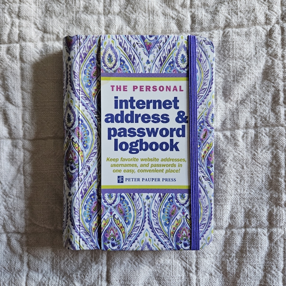 Password logbook (0726)